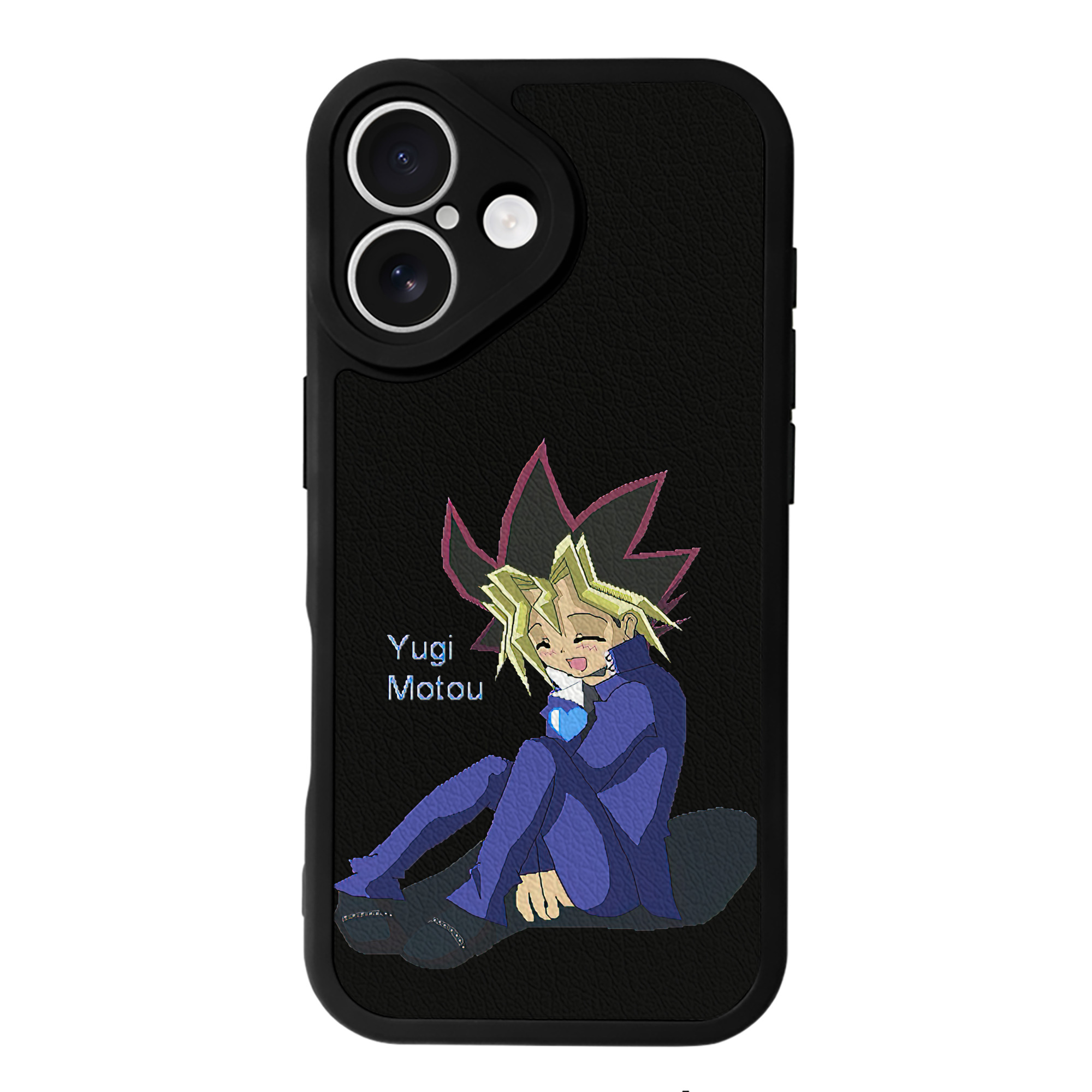 遊☆戯☆王 Yu-Gi-Oh! 【iPhone 16シリーズ対応】シリコンスマホケース（レザー調） 材質：シリコン